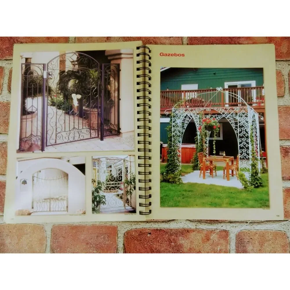 2004 Ornamental Design & Guide Book - Marshall‎ Bulle - Iron Work Art - RARE HTF